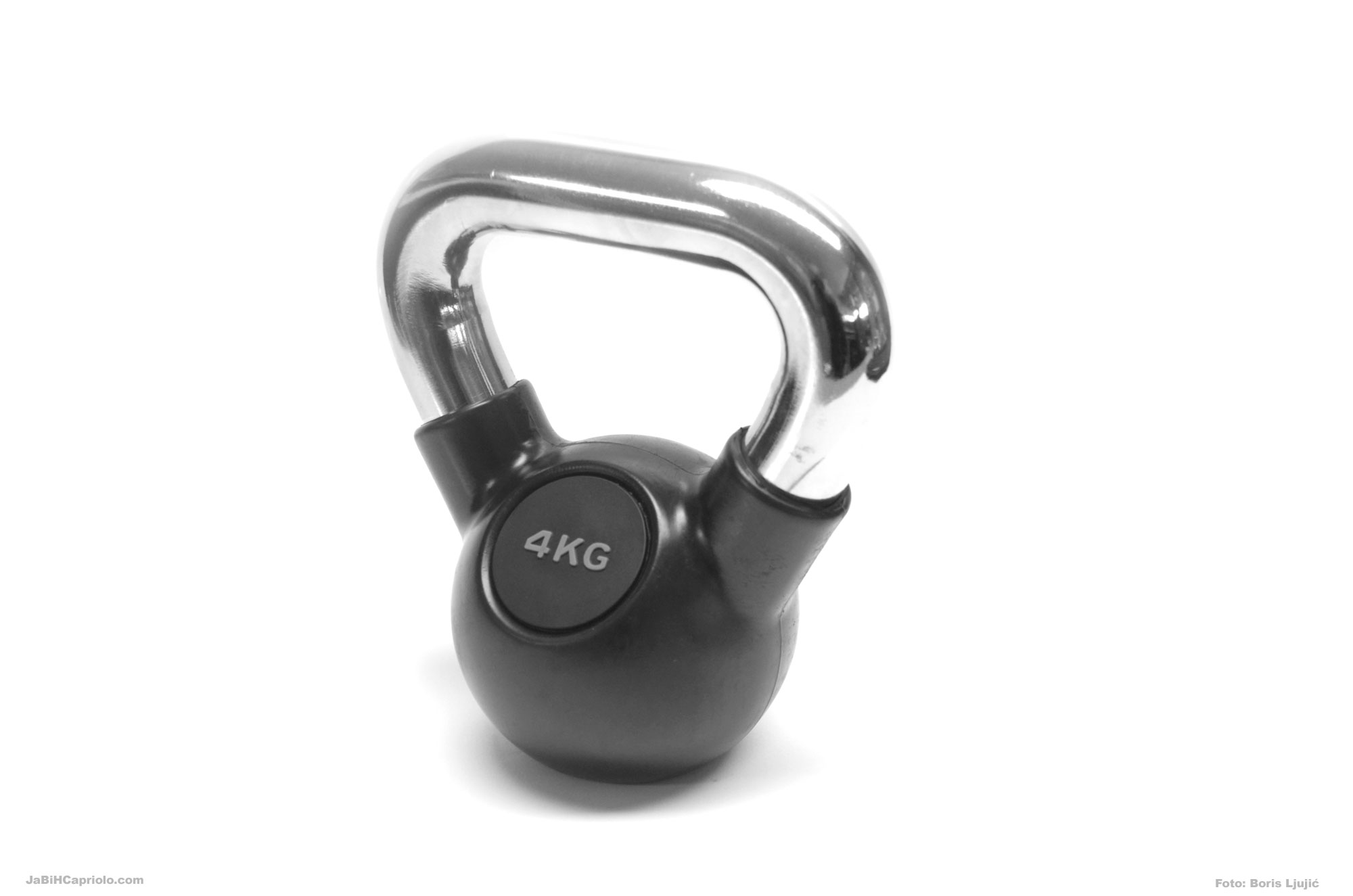 Kettlebell (Rusko zvono-girja)  4.0kg (Metal-guma) Capriolo