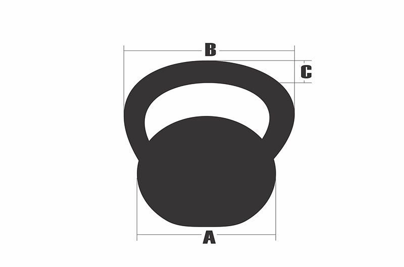 Kettlebell (Girja) 16kg (PVC sa ispunom) Capriolo